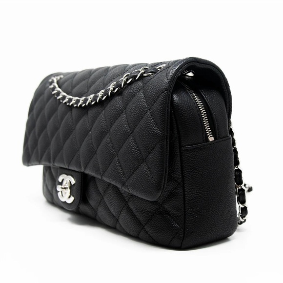 ✨ SOLD ✨Chanel Black Jumbo Easy Flap - Picture 2 of 14